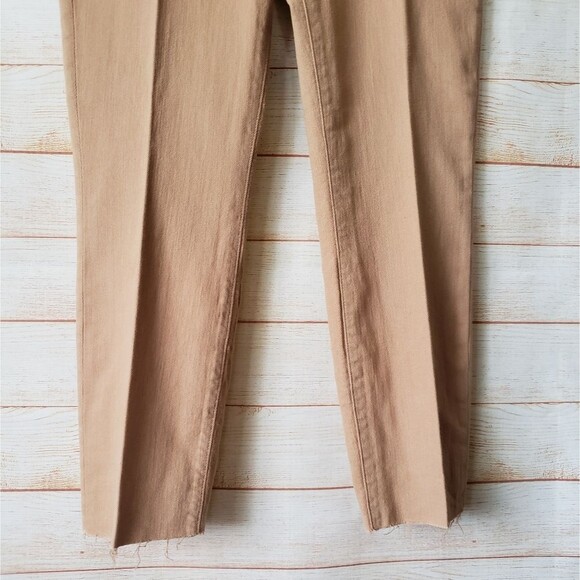 L'Agence Sada Cropped Slim High-Rise Jeans in Light Mocha - Picture 5 of 9